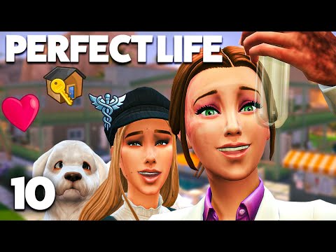 New life: Doctor, new apartment, relationship, breakup, and fire 😭 | Perfect Life Sims 4