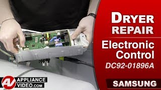 Samsung Dryer Will Not Heat - Electronic Control Repair and Diagnostic