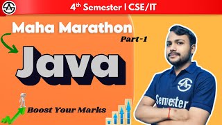 Java Polytechnic 4th Semester | Marathon Part-1 by Vikas Sir
