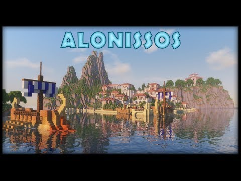 fWhip - Alonissos :: Epic Greek Island City Timelapse build Minecraft 1.13 [WORLD DOWNLOAD]