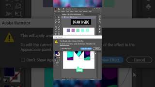 🔥 Draw Inside Any Object in Illustrator (EASY & FAST!) #shorts #viral #trending #illustration