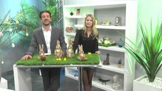 infactory kuschelweiches Plüschhasen-Trio (3er-Set)