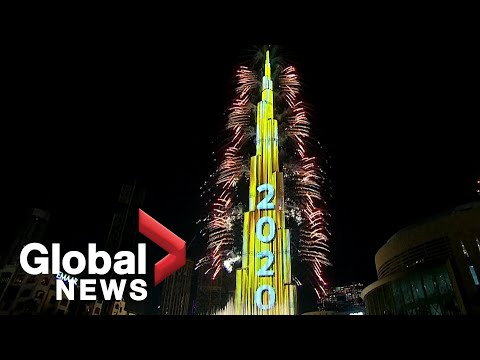 New Year's 2020: Dubai puts on stunning fireworks show...