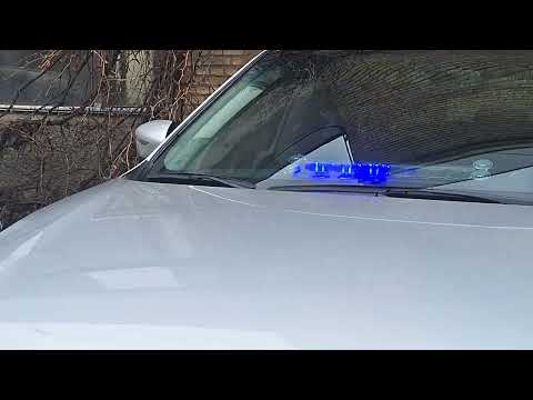 Проблесковый маячок под лобовое стекло 45 см Стробоскоп синий - фото 1 - id-p3020558354