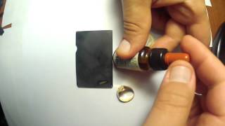 Anello uomo con rubini