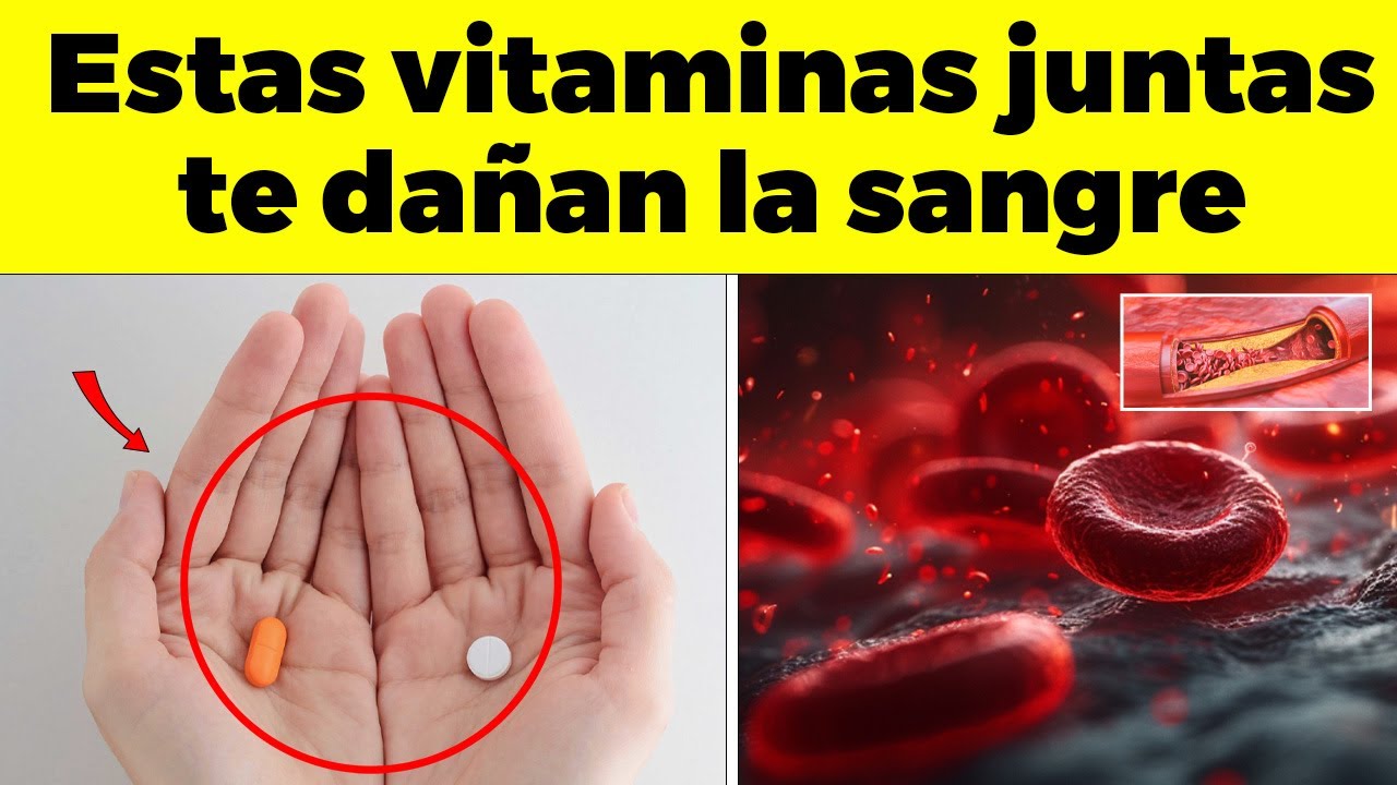 PELIGRO! JAMÁS DEBES TOMAR Estas Vitaminas Y Suplementos Juntos