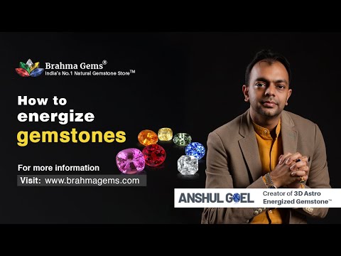 How to energize gemstone