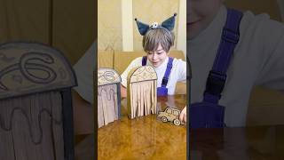 Open the cardboard door！#asmr