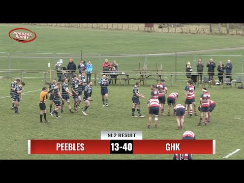 RUGBY REPORT & ACTION: PEEBLES 13-40 GHK - NATIONAL 2 - 22.1.22