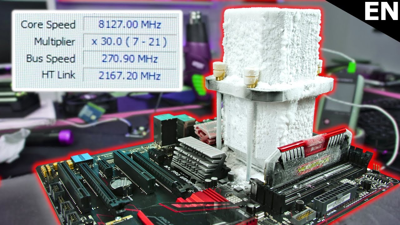 We Overclocked an AMD CPU to over 8.1 GHz !! - YouTube