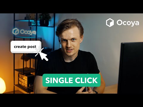 Create A Social Media Post In One Click With AI