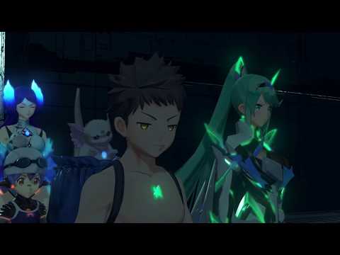 Xenoblade Chronicles 2 Swimsuit Edition Cutscene 168 - Fire from the Sky