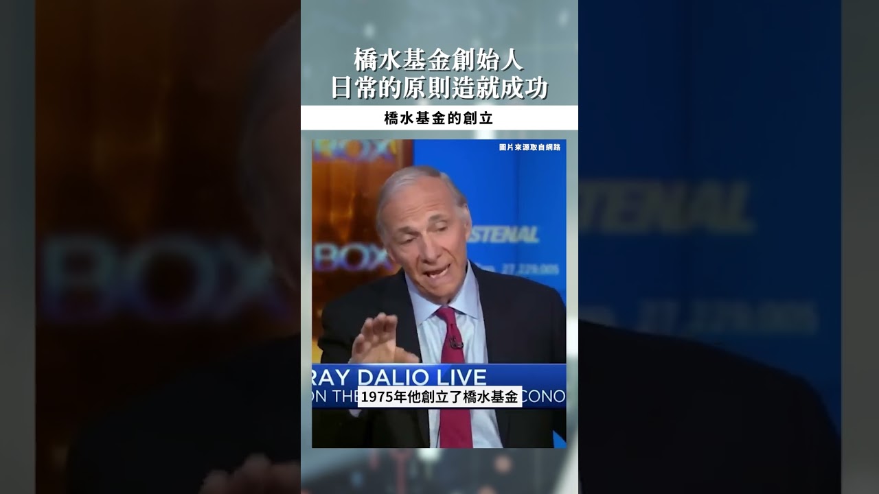 【口袋投資名人】橋水基金打造成美國最大的基金管理公司! - 雷·達利奧