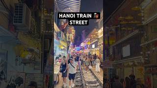 Train 🚂 street hanoi ♥️#shorts #ytshorts