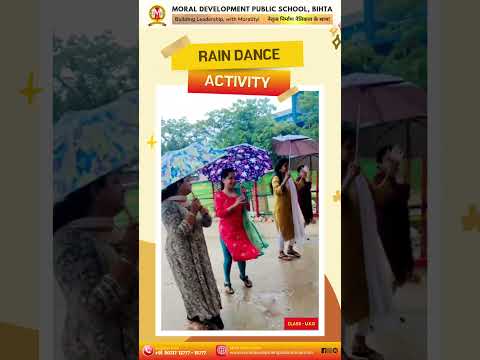 Rain Dance Activity at MDPS Bihta | Fun Learning Beyond Books | CBSE School in Bihta