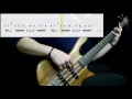 Stone Temple Pilots Down Bass Cover Play Along Tabs In Video