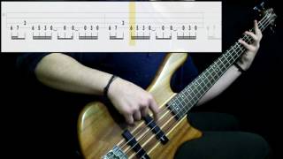 Stone Temple Pilots - Down (Bass Cover) (Play Along Tabs In Video)