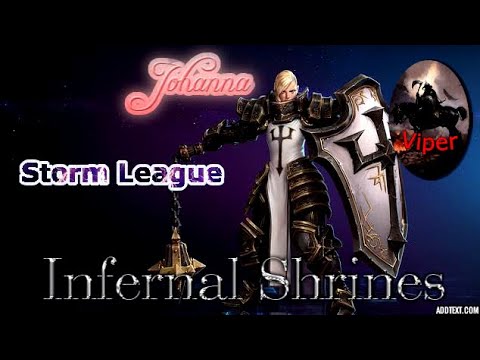 Heroes of the Storm - Johanna - Infernal Shrines - Storm League (HotS Gameplay)