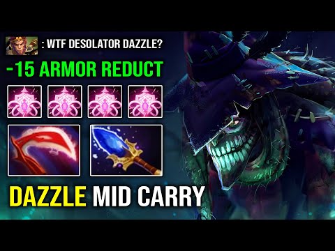DAZZLE MID IS BACK First ITEM Midas 100% Full Aghanim Effect - NEW Skill Good Juju Reduced CD DotA