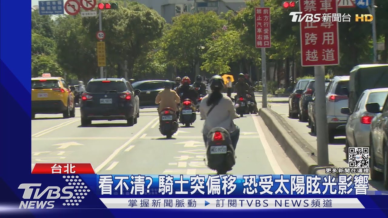 沒得閃!民權大橋機車突右切 騎士遭撞飛