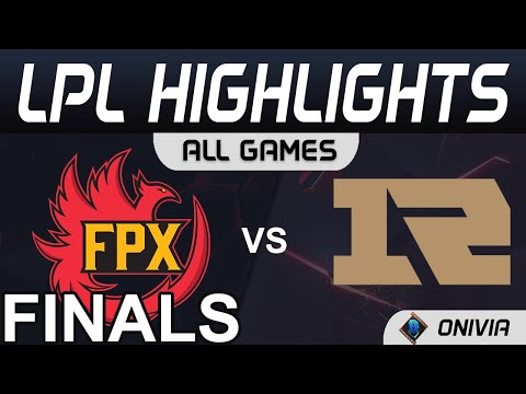 FPX vs RNG Highlights ALL GAMES LPL Spring Finals 2021 FunPlus Phoenix vs Royal Never Give Up by Oni