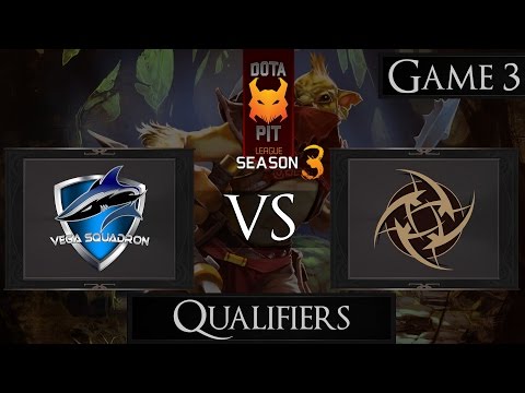 Dota 2 Vega vs Ninjas in Pyjamas | Dota PIT Season 3