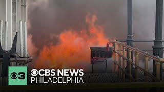 Aramark workers strike again during 76ers game, crews battle fire under Atlantic City boardwalk