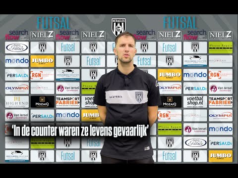 interview na de wedstrijd Heracles Almelo Futsal - IFC Zwolle