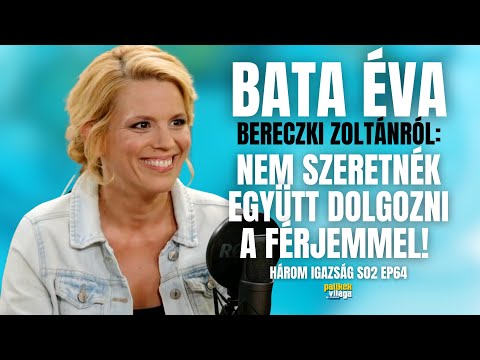 BATA ÉVA BERECZKI ZOLTÁNRÓL: NEM SZERETNÉK EGYÜTT DOLGOZNI A FÉRJEMMEL / Palikék Világa