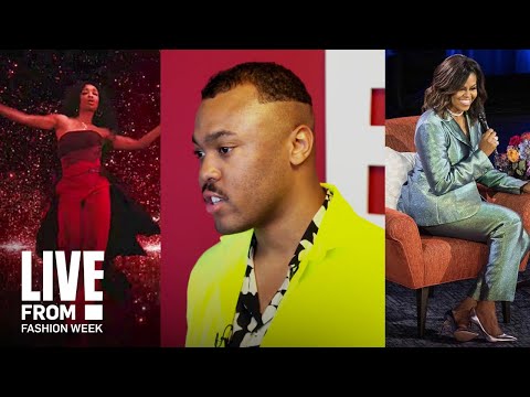 Christopher John Rogers' First Fits With SZA, Michelle Obama & More | NYFW | E!