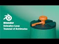 Blender Animation Loop With Archimedes Trammel Simple Clean