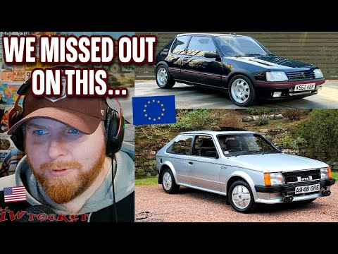 American Reacts to The Coolest Euro Hot Hatches from the 80's