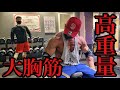 減量で辛い時こそ高重量💥DBフライ50kg⁉️⁉️【胸トレ】
