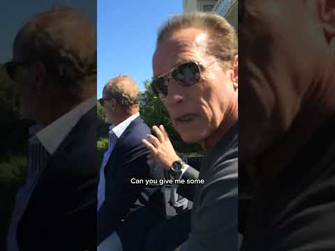 Arnie with the tank riding advice for Glen