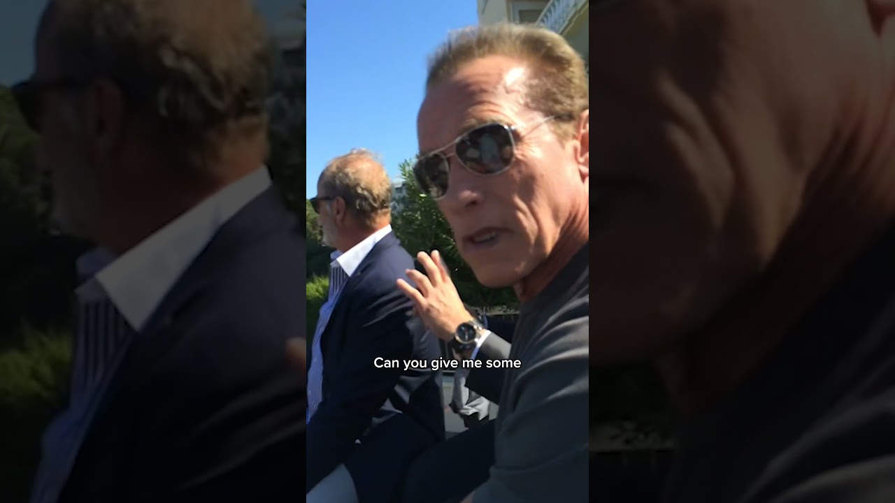 Arnie with the tank riding advice for Glen