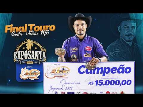 SANTA VITÓRIA-MG 2026 | DISPUTA FINAL em TOUROS