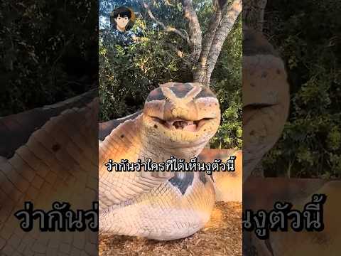 เขาคิดว่างูเป็นรูปปั้นแต่สิ่งที่เกิดขึ้นทำเอาขนลุก #ไวรัล #shorts #สัตว์โลกน่ารัก
