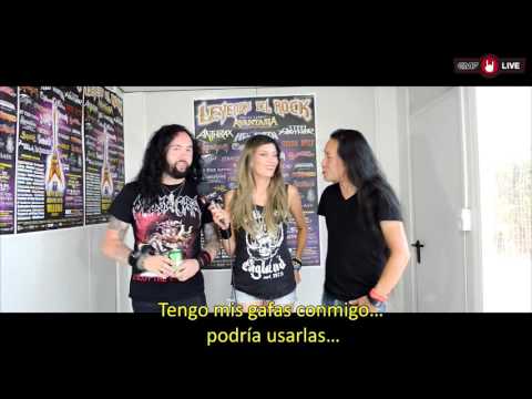Dragonforce interview by EMP LIVE TV exclusive. Leyendas del Rock 2016