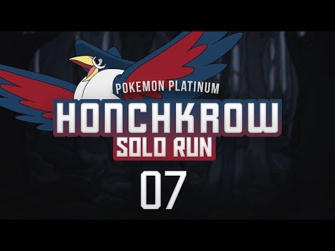 Pokemon Platinum Honchkrow Solo Run Part 07 - Had My DS in Class
