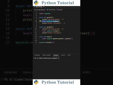 Introduction to Asyncio in Python | Python Tutorial
