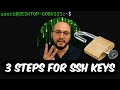 SSH Keys In 3 Easy Steps Shorts