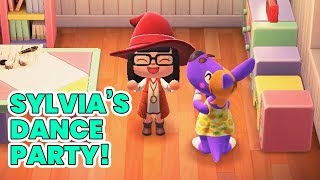 Sylvia&#39;s Dance Party! | Animal Crossing New Horizons