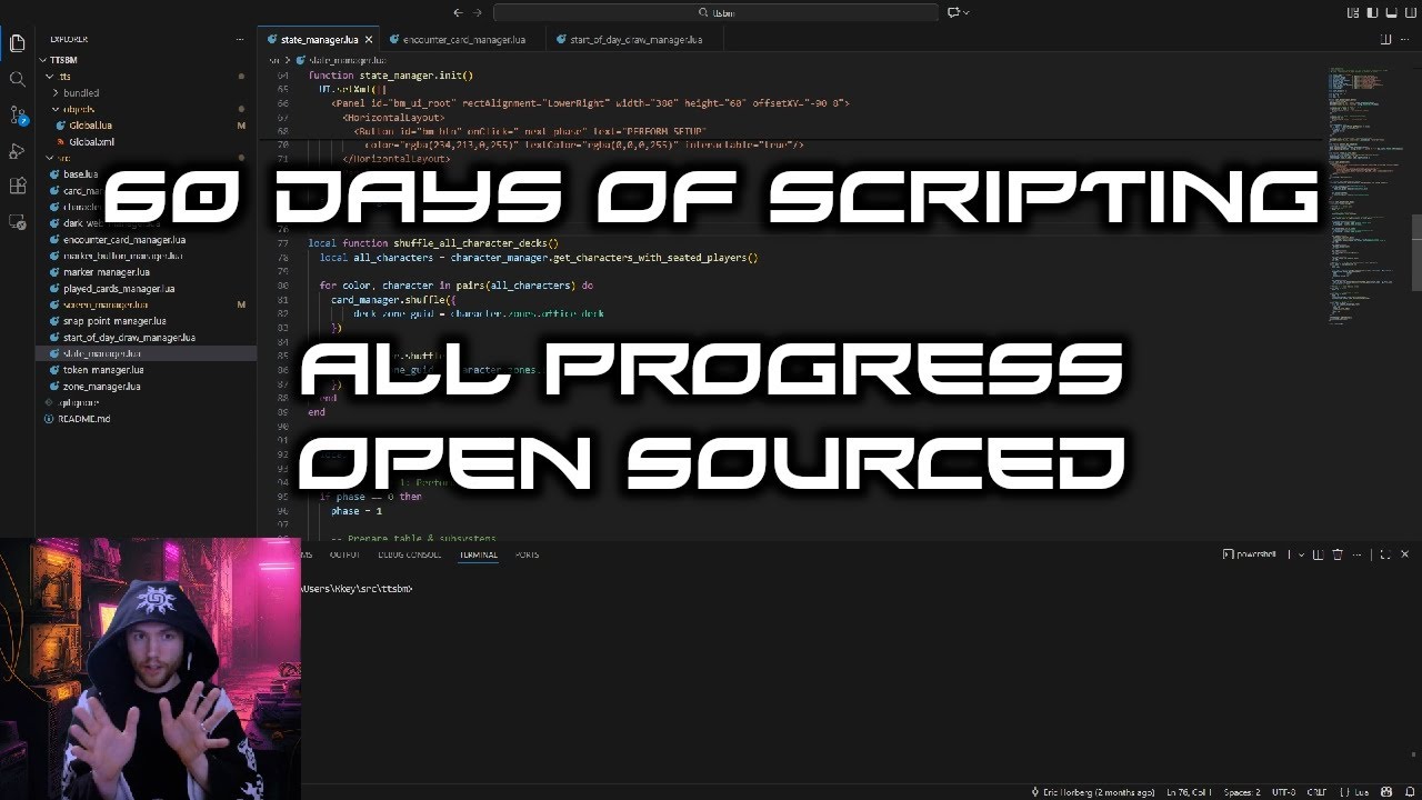 My first 60 days of scripting in tabletop simulator - Open Source!