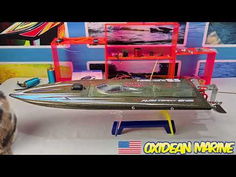SUPER FAST Rc Boat Screamimg! Dominator by Oxidean Marine