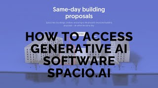 Why Architects Choose Spacio - the new Generative AI in Construction