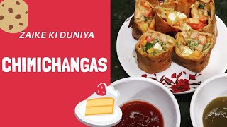 Veg chimichangas | Veg Roll | Mexican Samosa | Veg Burrito | U.S Cuisine |Paneer Roll | Indian style