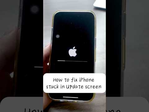 😫Fix iPhone Stuck in Update/Apple Logo Screen! ASAP!#fyp