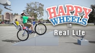 Live Action HAPPY WHEELS | Irresponsible Dad in Real Life