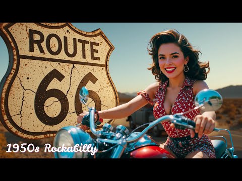 1950s Rockabilly - Route 66 Roadtrip (1950s Music Video)