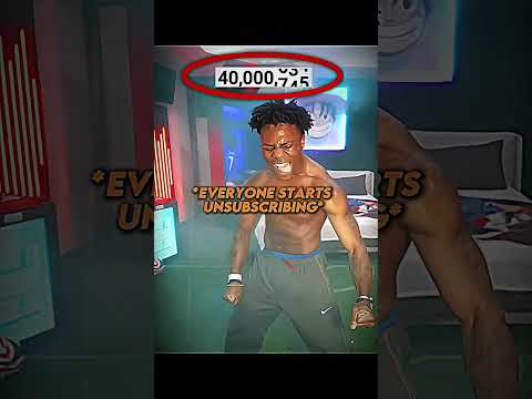 iShowSpeed hit 40 Million subs and his reaction was insane 😱😱#ishowspeed #ishowspeedclips #40million